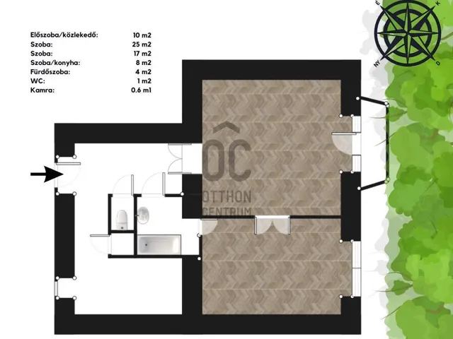 Eladó lakás Budapest VI. kerület, Diplomatanegyed 62 nm