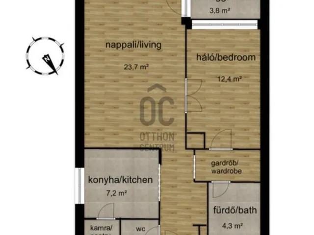 Eladó lakás Budapest II. kerület, Törökvész 62 nm