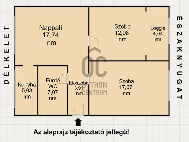 Eladó lakás Budapest III. kerület, Óbuda 65 nm