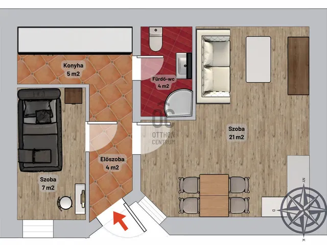 Eladó lakás Budapest VIII. kerület 41 nm