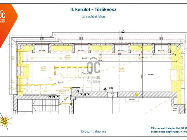 Eladó lakás Budapest II. kerület, Törökvész 77 nm