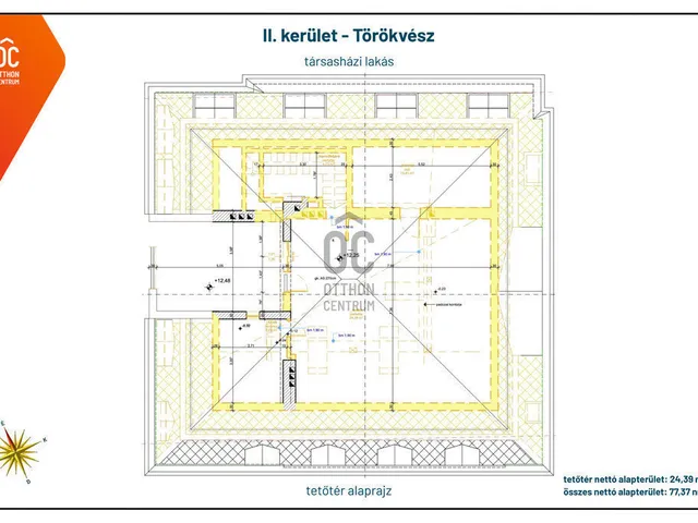 Eladó lakás Budapest II. kerület, Törökvész 77 nm