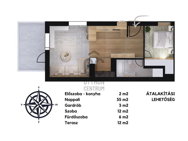Eladó lakás Budapest XII. kerület, Orbánhegy 56 nm