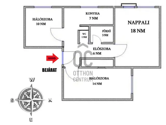 Eladó lakás Budapest XXII. kerület 58 nm