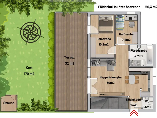 Eladó lakás Budapest XI. kerület, Madárhegy 108 nm