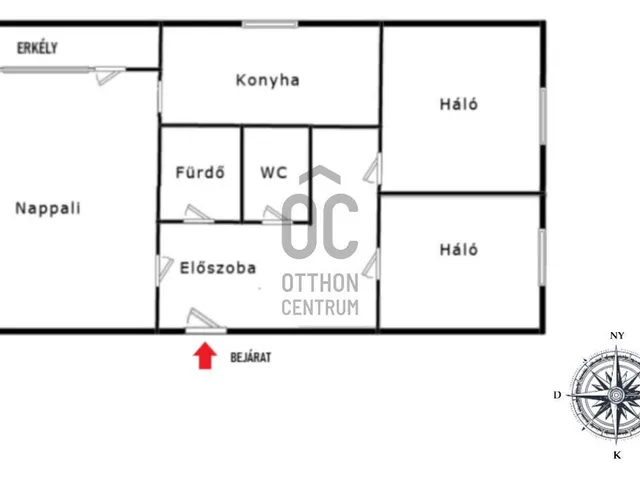 Eladó lakás Budapest XI. kerület, Őrmező 55 nm