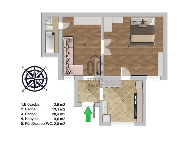 Eladó ház Budapest XV. kerület, Rákospalota 49 nm