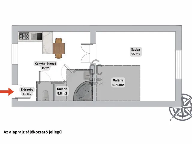 Eladó lakás Budapest I. kerület 47 nm