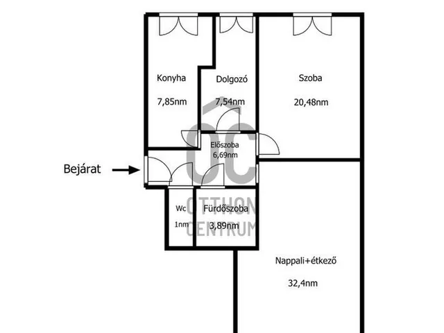 Eladó lakás Budapest II. kerület 78 nm
