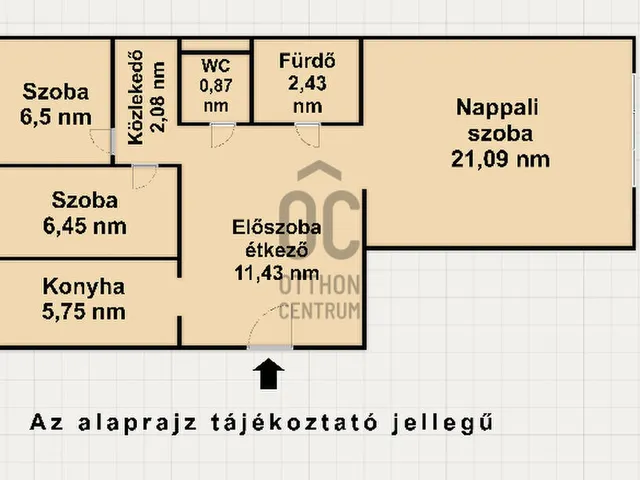 Eladó lakás Budapest III. kerület, Békásmegyer 57 nm