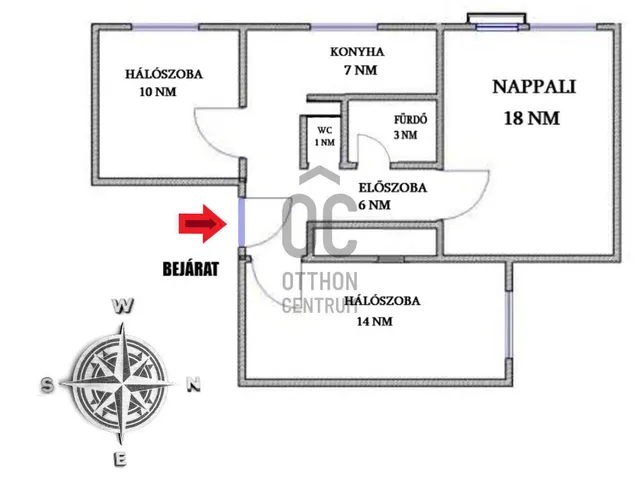 Eladó lakás Budapest XXII. kerület, Budatétény 58 nm