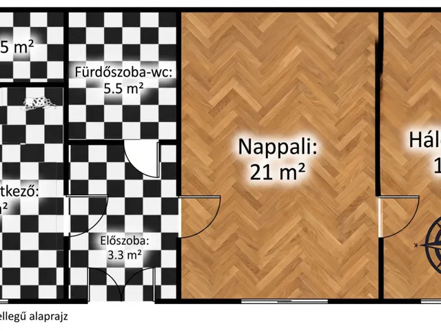 Eladó lakás Budapest XI. kerület, Lágymányos 63 nm