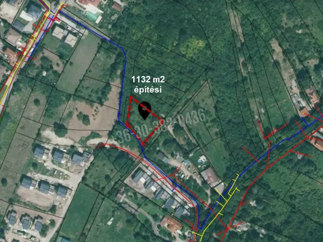 Eladó telek Vác, Deákvár 1133 nm