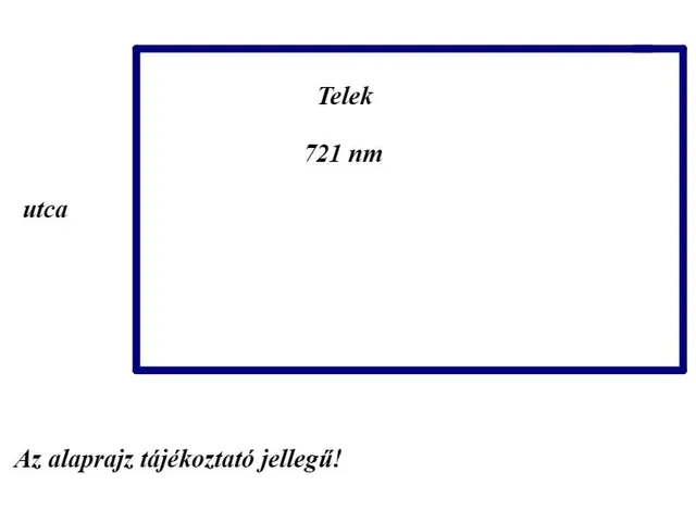 Eladó telek Jászberény 721 nm