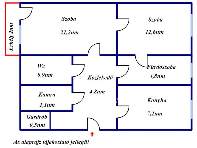 Eladó lakás Kisújszállás 55 nm