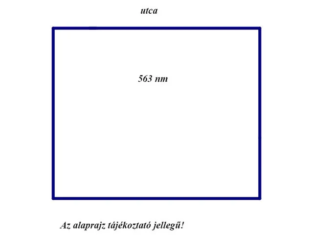 Eladó telek Jászberény 563 nm