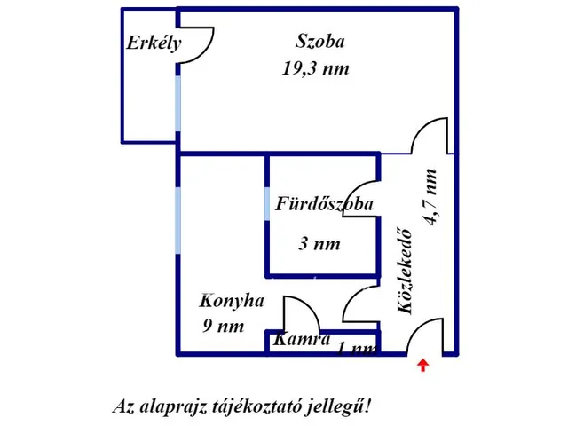 Eladó lakás Jászberény 37 nm