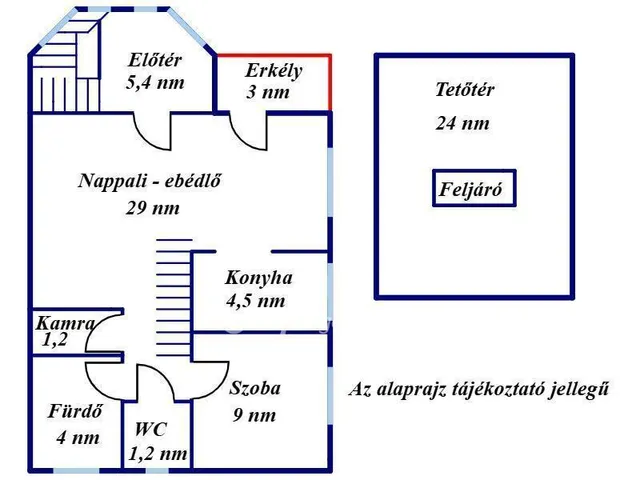 Eladó lakás Jászberény 54 nm