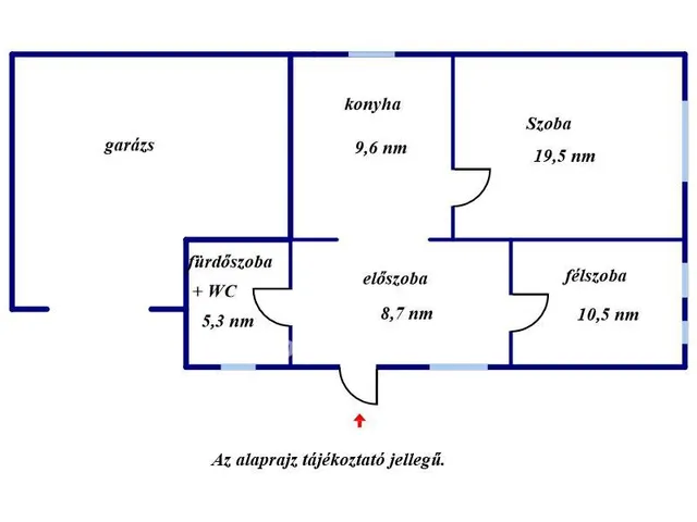 Eladó ház Rákóczifalva 53 nm