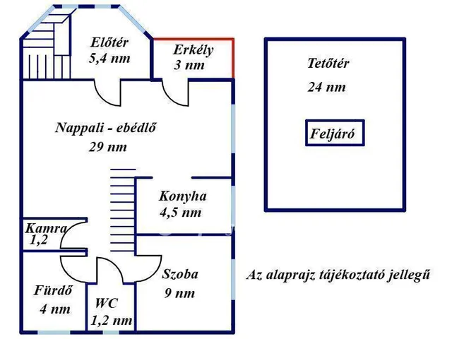 Eladó lakás Jászberény 54 nm