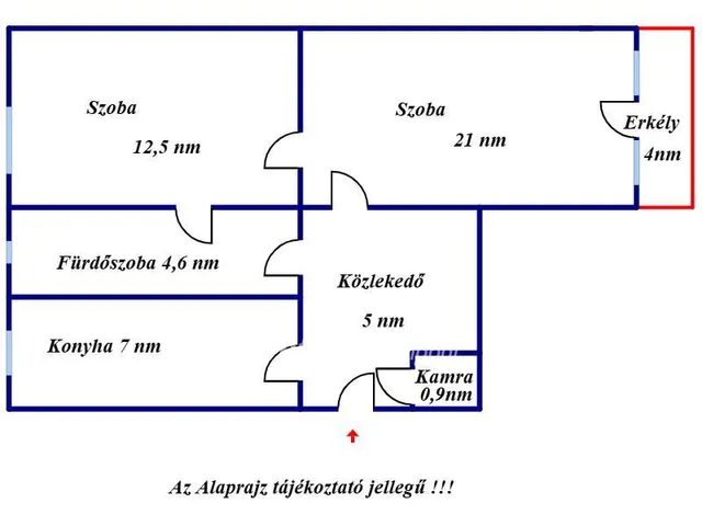 Eladó lakás Karcag 55 nm