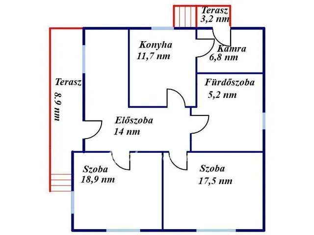 Eladó ház Jászkisér 74 nm