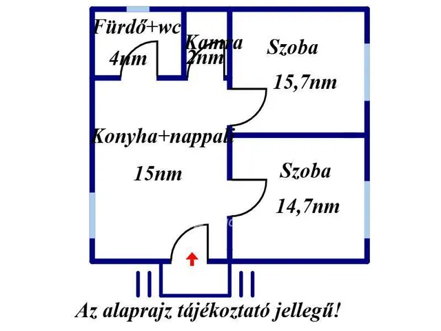 Eladó ház Ecseg 51 nm