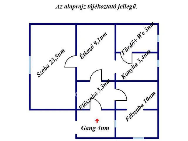 Eladó ház Nádudvar 52 nm