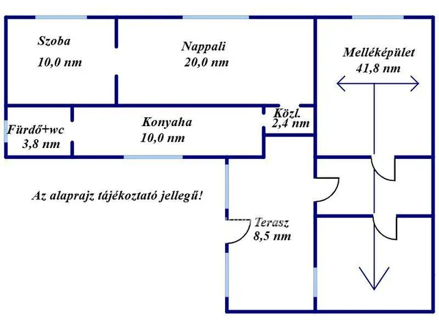 Eladó ház Szeghalom 54 nm