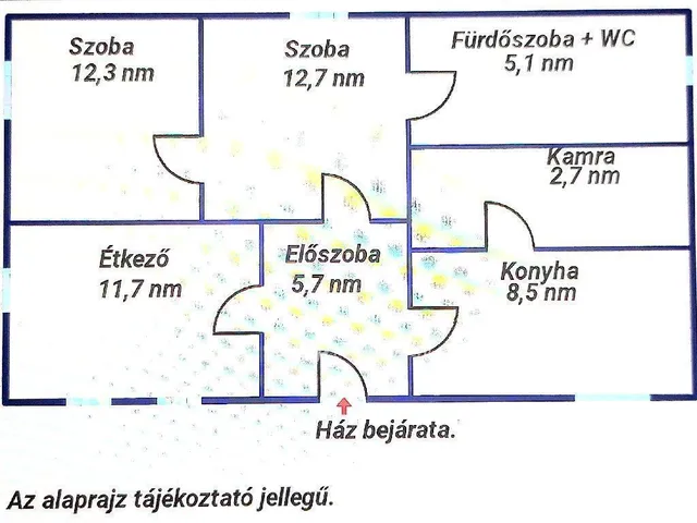 Eladó ház Jánoshida 58 nm