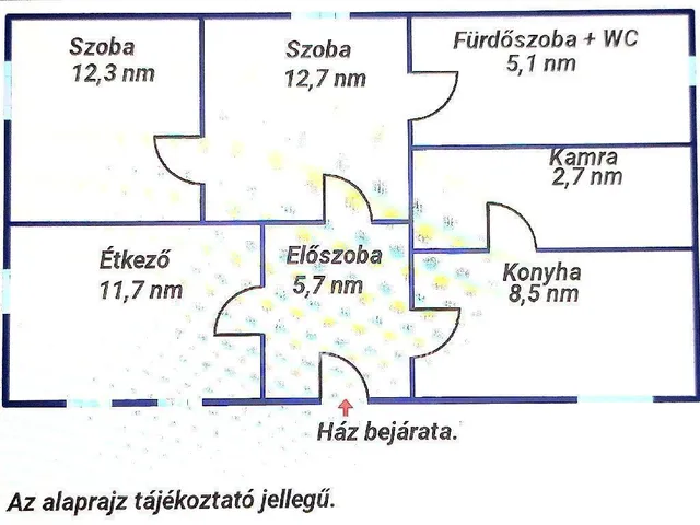 Eladó ház Jánoshida 58 nm