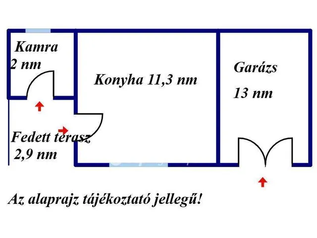 Eladó ház Pusztamonostor 56 nm