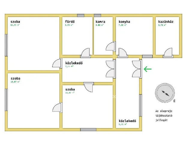 Eladó ház Jászfényszaru 82 nm