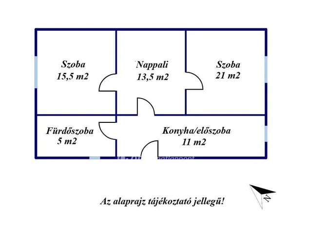 Eladó ház Újszilvás 66 nm