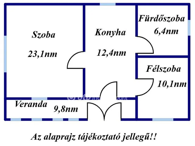 Eladó ház Kisújszállás 61 nm