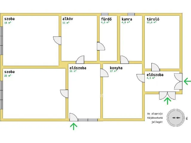 Eladó ház Jászfényszaru 103 nm