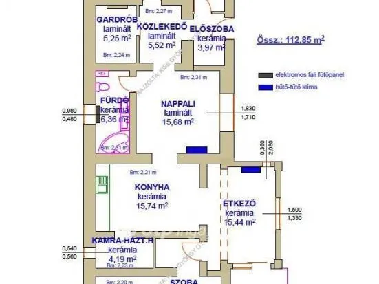 Eladó ház Tiszafüred 112 nm