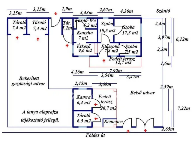 Eladó mezőgazdasági ingatlan Nagykőrös 66 nm
