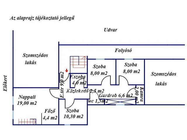 Eladó lakás Gyula 69 nm
