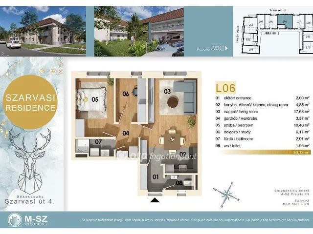 Eladó lakás Békéscsaba 50 nm