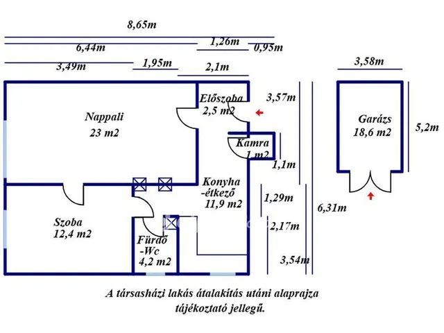 Eladó lakás Kecskemét 56 nm