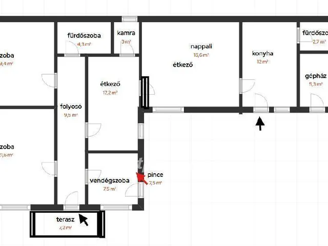 Eladó ház Törtel 120 nm