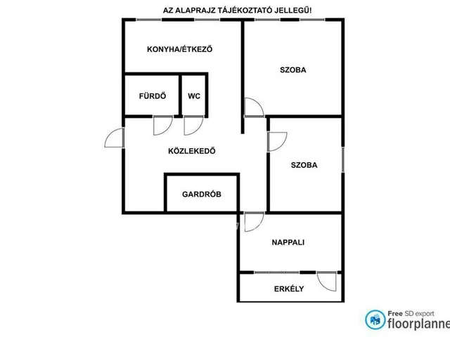 Eladó lakás Cegléd 61 nm