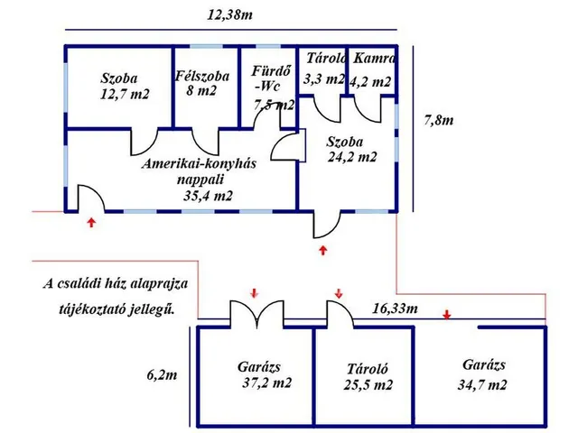 Eladó nyaraló Lajosmizse 95 nm