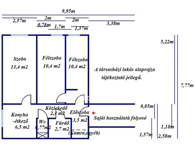 Eladó lakás Kecskemét 50 nm