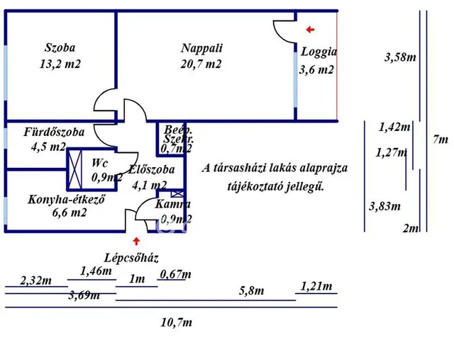 Eladó lakás Nagykőrös 54 nm