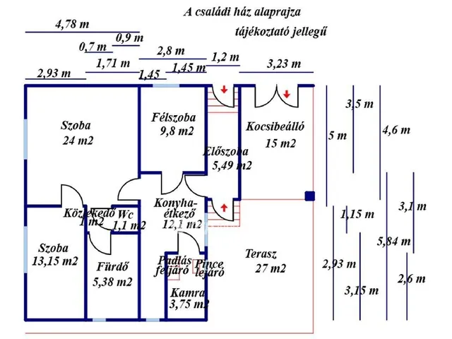 Eladó ház Szolnok 76 nm