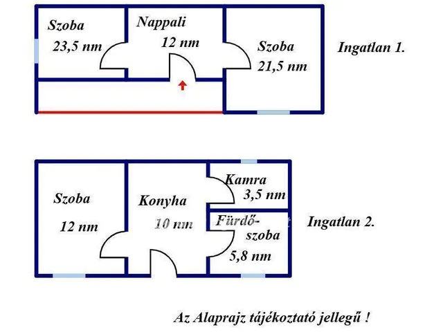 Eladó ház Karcag 57 nm