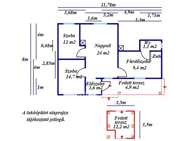 Eladó ház Nagykőrös 66 nm