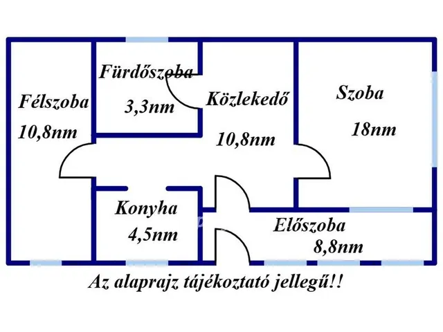 Eladó ház Tiszagyenda 56 nm